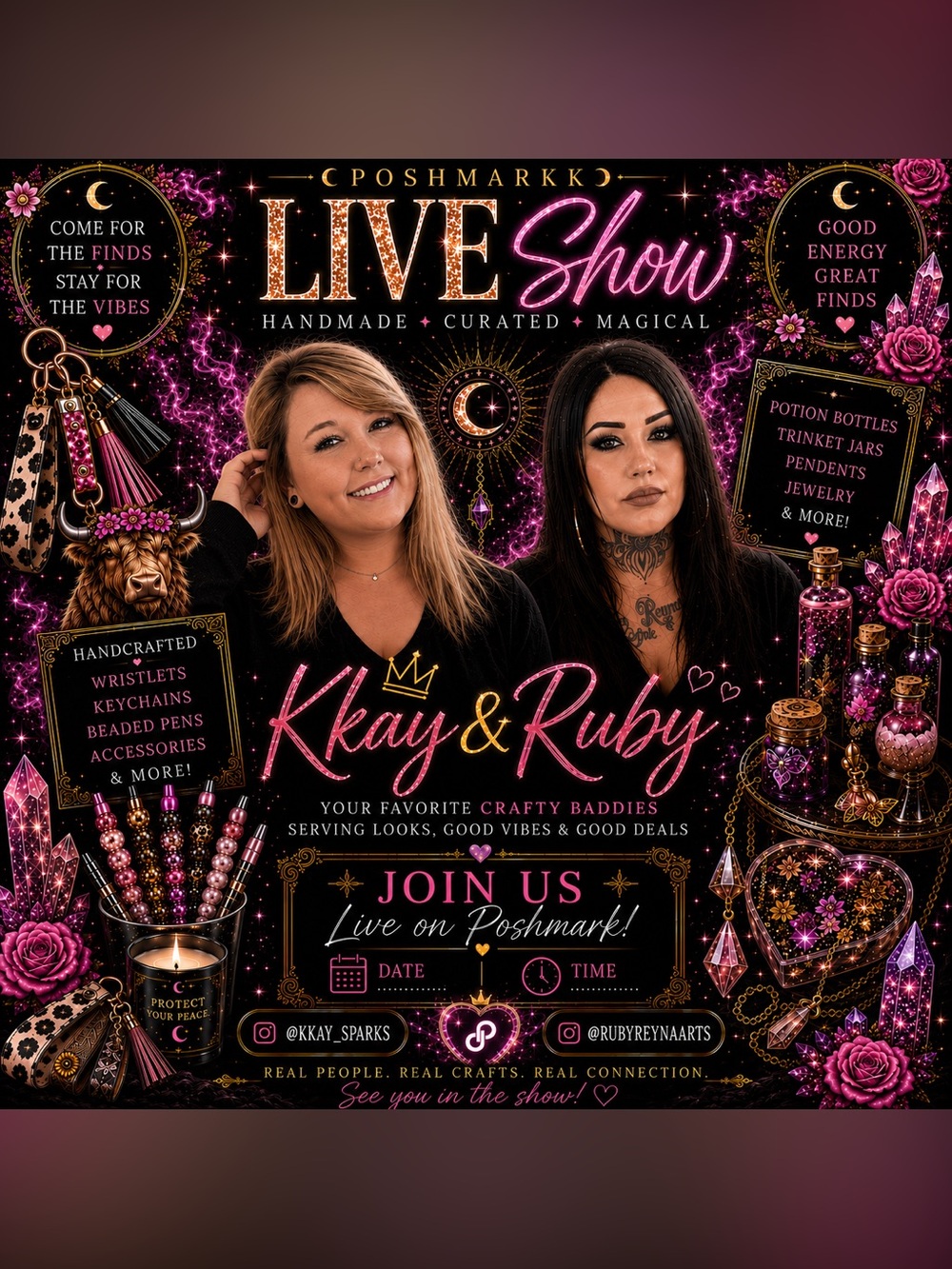 🖤✨KKAY and RUBY’s live co host flyer ✨🖤